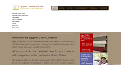 Desktop Screenshot of egyptiancottoncollection.com