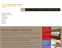 Tablet Screenshot of egyptiancottoncollection.com